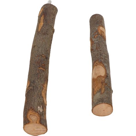 Jouets en bois pour perroquets, balançoire en rondins naturels pour perroquets, perruches, calopsittes, conures, aras, inséparables (1/5)