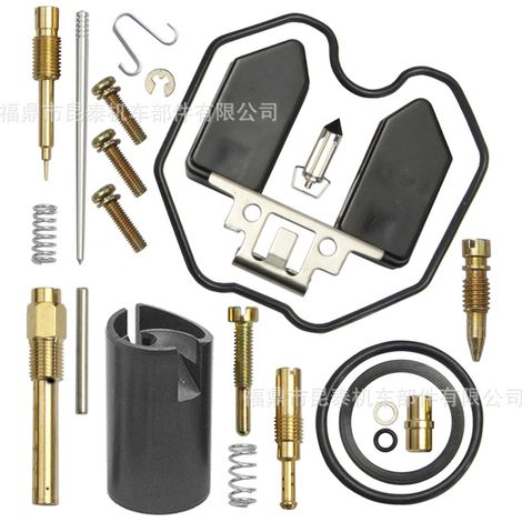 Motorcycle PZ30 carburetor repair kit for CG175, CG200, and CG250 (175cc-250cc). (1/5)