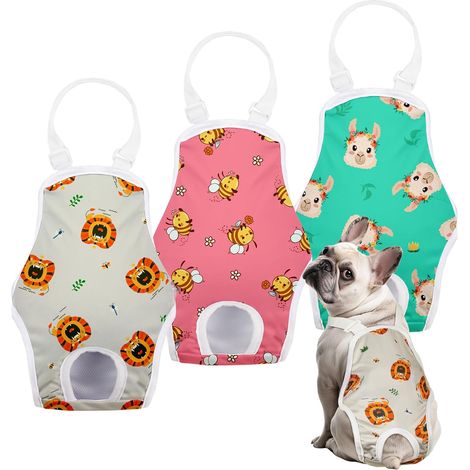Hundewindeln, 3er-Pack, verstellbare Windelhöschen, Größe XS (1/5)