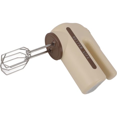 Batteur électrique à main sans fil pour usage domestique, 5 vitesses, avec fouet en acier inoxydable, couleur kaki (1/5)