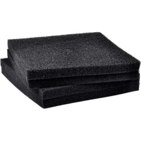 1Pcs Mousse Filtrante Biochimique pour Filtre Aquarium à Poisson 50 50 4CM Noir (1/4)
