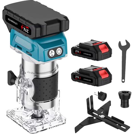 Défonceuse, Vitesse Variable, Performance Puissante, 2 Batterie (1/2)