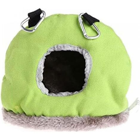 17 x 13 x 21 cm Vogelhaus und Futterhäuschen Warmes Nest Vogelbett Winter Warmes Vogelnest Rundes hängendes Papageienzelt für kleine Haustiere (1/5)