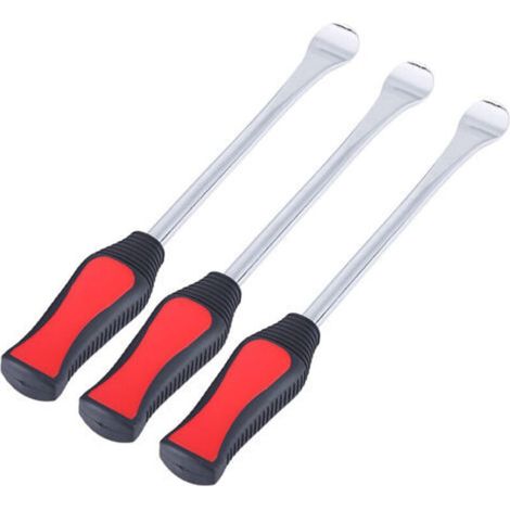 Levier de pneu de moto, outil de levier de pneu de moto cuillère ensemble d'outils de réparation de changement de pneu 3 pièces (1/4)