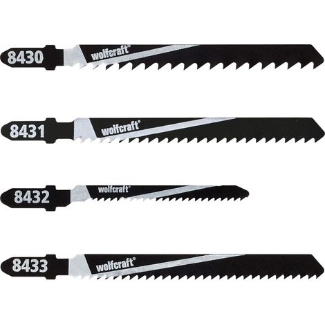 8430000 10 Lames de Scie Sauteuse Queue en T,argent (1/2)