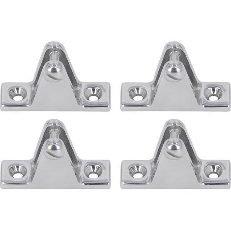 Charnière de Pont de Bateau en Acier Inoxydable 316, Matériel de Montage Supérieur pour Auvent, Accessoires Fixes, 4 Pièces. (1/5)
