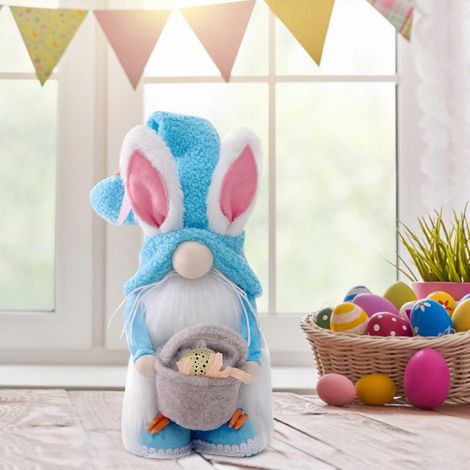 Wohndekoration, Osterhasen-Ornament, Frühlings-Ostertischdeko, Ostergeschenke, Haus und Garten, Valentinstagsdekoration (1/4)
