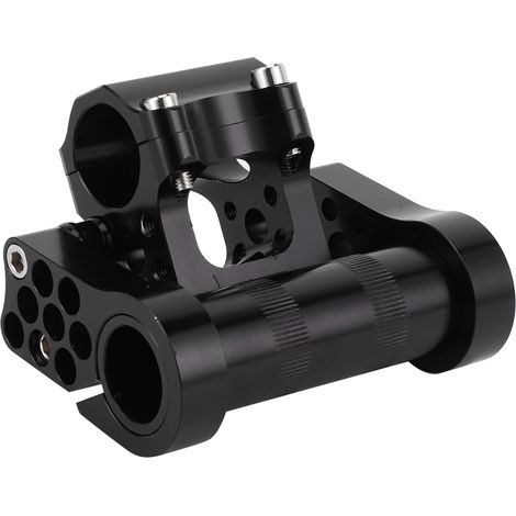 Bicicletta pieghevole con doppio manubrio regolabile, componenti e accessori per biciclette in lega di alluminio CNC da 25,4 mm. (1/5)