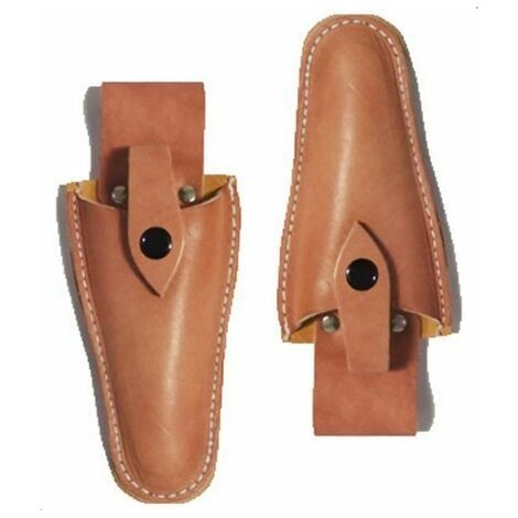 Juego de 2 tijeras de podar de cuero para ramas de fruta, tijeras de podar con estuche grueso y funda protectora. (1/5)