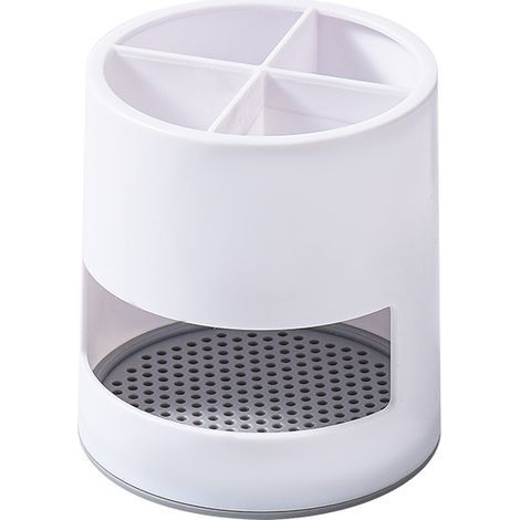 High-quality, white, four-compartment, multifunctional storage shelf.High quality enhances quality of life. (1/5)