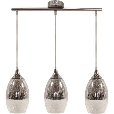 Lampadario a sospensione Candellux Celia 3xE27 cromo (1/3)