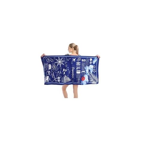 Telo mare in microfibra, resistente alla sabbia, ad asciugatura rapida, leggero, ideale per viaggi ed estate (76 x 152 cm). Adatto ad adulti, donne, uomini, ragazze e bambini. Accessorio da spiaggia. 
