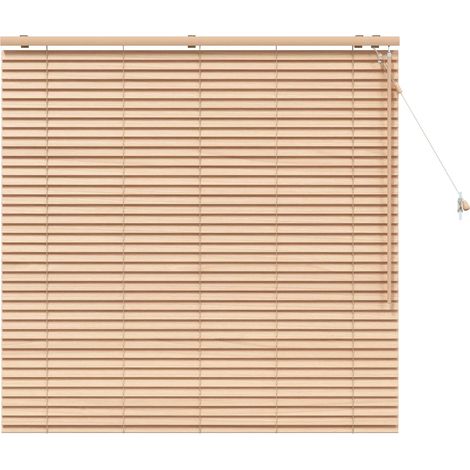 Jalousie Eichenoptik 135 x 130 cm 35 mm Massives Paulownia-Holz vidaXL