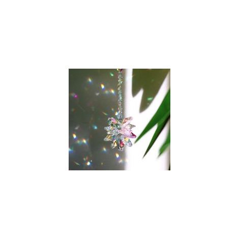 3pcs Attrape Soleil en AB Cristal Ornement à Suspendre Sun Catcher Prisme Cristal Attrape-Soleil pour Fenêtre Décoration Arc-en-Ciel pour Jardin Maison Lustre Intérieur de Voiture (1/5)