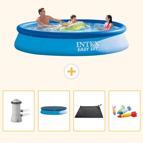 Intex Piscine Easy Set Ronde - 366x76 cm - 5-pièces S211 (1/5)