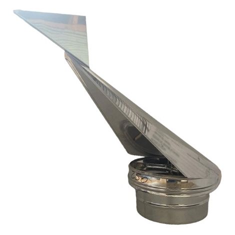 Cappello segnavento diametro 250 mm acciaio inox 304