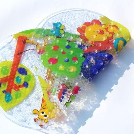 Tapis de Bébé Baignoire antidérapant bébé Tapis de Bain et Tapis de Douche pour bébés, Enfants (1/3)