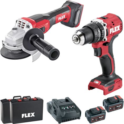 Kit combiné Flex L 125 EC LD + PD 2G EC LD TC 18V 5Ah