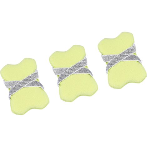 Lot de 3 sacs à savon en éponge souple pour création de bulles et rinçage facile de la salle de bain (1/4)