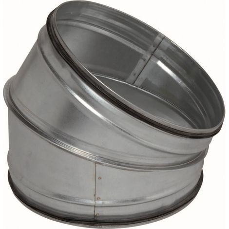 Coude 30° galva diamètre 200 mm - C 30° 200 + joint ALDES - 11098139 Coude 30° galva diamètre 200 mm