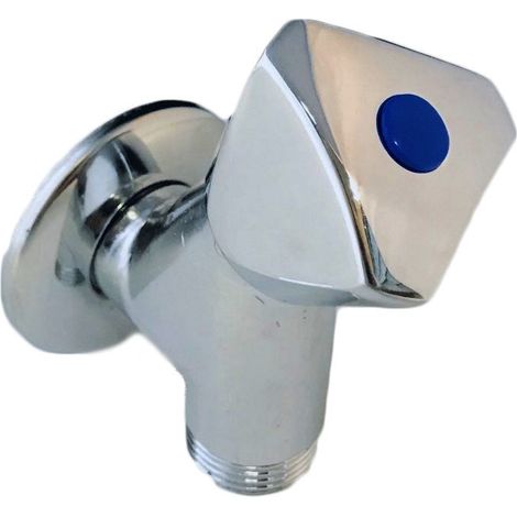 Robinet d'arrêt pour machine à laver 1/2 x 3/4 tout laiton (1/3)