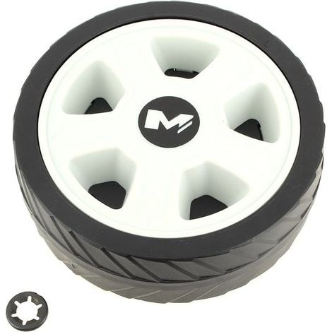Roue avant gauche 140mm – Compatible tondeuse Mac Allister – Roues pour terrains accidentés – Référence CL111054107