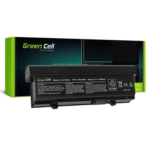 Batería de iones de litio para portátil Dell de 6600 mAh, marca Greencell, 1 unidad.
