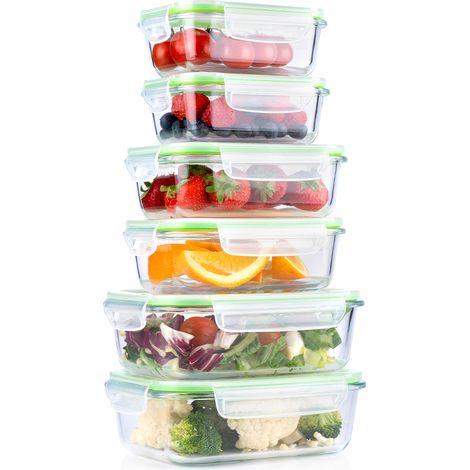 alpina Boîte de conservation des aliments Vert H7.5xl15xL20cm (1/5)