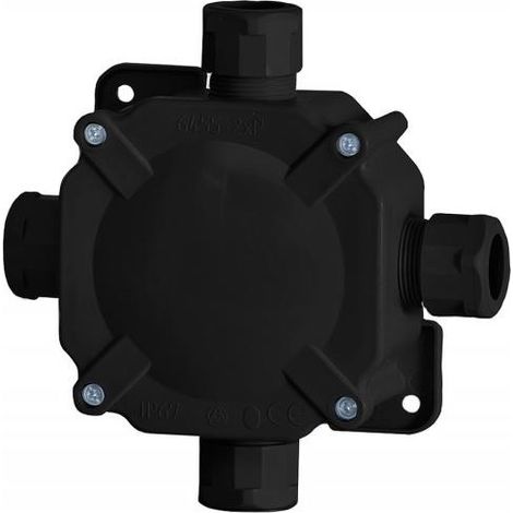 Scatola ermetica F11 con terminale - nera IP67 online (1/4)