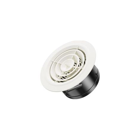 Grilles d‘aération 125mm, d‘ouverture d‘air réglables, avec Moustiquaire, Grille Aeration Ronde, Bouche vmc 125mm, Grille de Ventilation Pour SDB, WC, Cuisine, Garage (1/5)