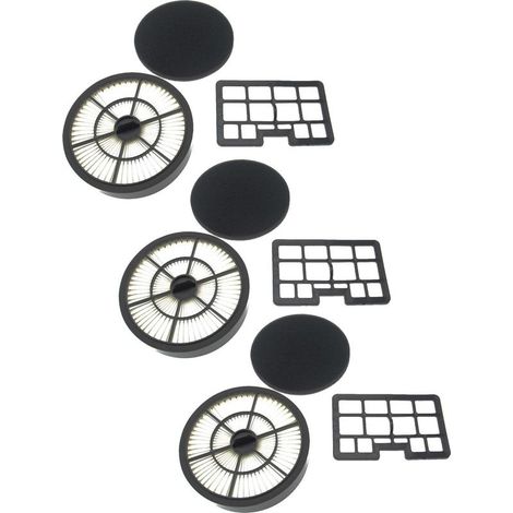 Lot de 6 filtres compatibles avec Singer SVCT 4020 Filtres combinés mousse et HEPA Retient pollen et poussières ultrafines (1/5)