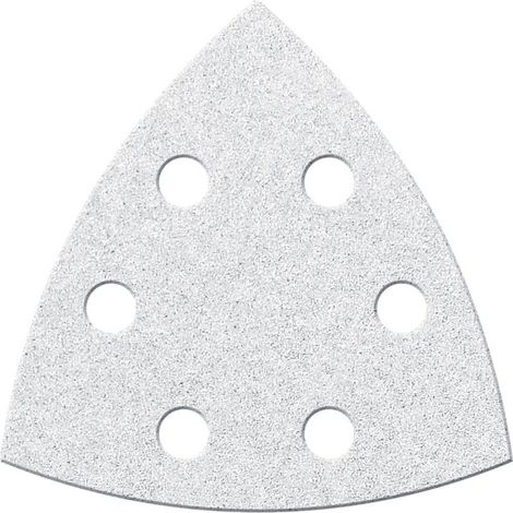 Triangolare Carta Vetrata Velcro 94 Millimetri 80 K Bianco 6L.Fortis