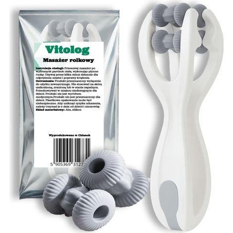 Rodillo masajeador BC para rostro, dedos, pies, manos, cuello, ojos y cuerpo. (1/5)