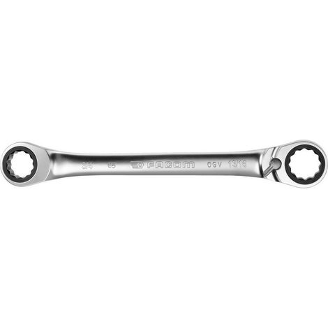 65.5/8X11/16 - Llave de anillo de trinquete acodada, 5/8"x11/16"