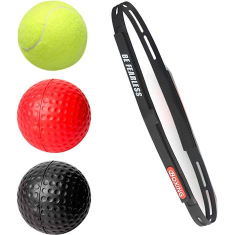 Box-Reflexball-Stirnband-Set, geeignet für das Training von Erwachsenen und Kindern, perfekt für Fitness und Unterhaltung. (1/5)