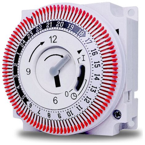 Temporizador mecánico, 250 V, 15 minutos, 24 horas, temporizador con recordatorio, temporizador industrial de cuenta regresiva para cocina y modo de ahorro de energía.