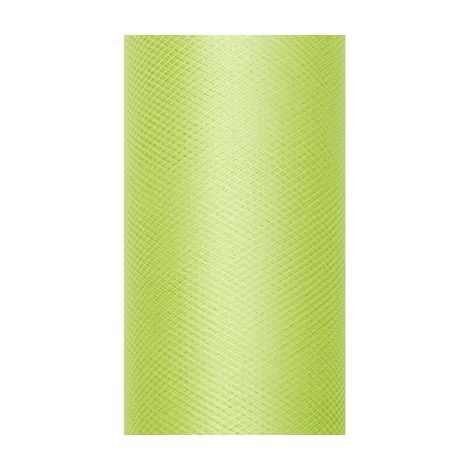 Tulle liscio verde chiaro 30 cm x 9 m 1 pz. (1/3)