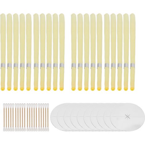 20 bougies d'oreille en cire d'abeille, nettoyage profond, soulagement de la pression, amélioration de l'audition, outil de retrait de cérumen (1/5)