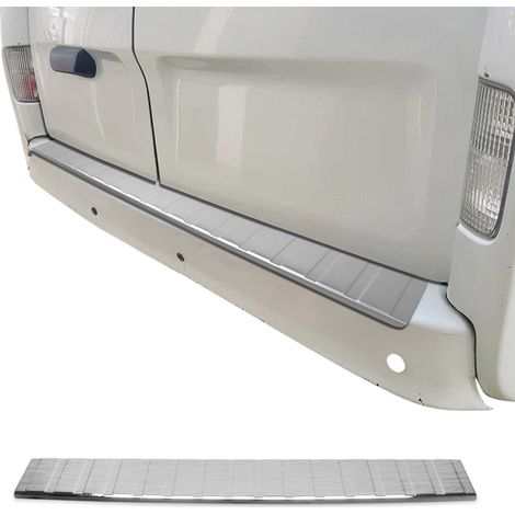 Protection Seuil de Pare-Chocs arrière Compatible avec Fiat Talento 2016 à 2023 - Couverture de Seuil de Coffre - Bande Seuil de Chargement - Style élégant - en Acier INOX Chromé Brossé (1/5)