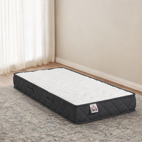 Matelas blanc et gris 190 x 90 x 20 cm (1/5)