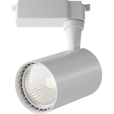 Spot rail monophasé blanc LED 10W 4000K Maytoni Vuoro (1/5)
