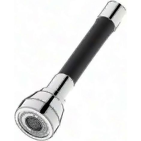 Bec de robinet universel orientable 360° avec tube mousseur rotatif, pommeau de douchette de cuisine mobile, adaptable et réglable (1/4)