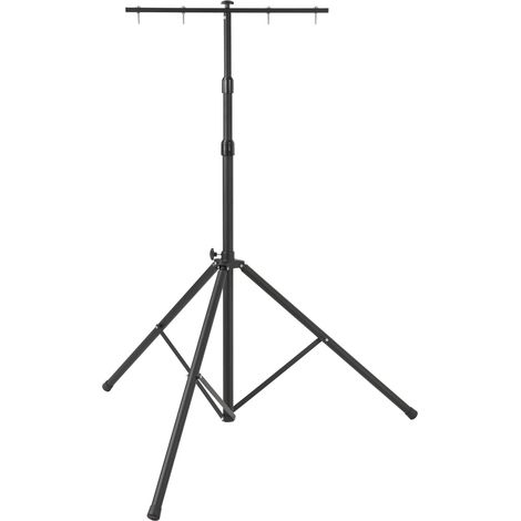 BRENNENSTUHL 1170310010 TRÉPIED TÉLESCOPIQUE ST 301 MAX 3 M, NOIR, AVEC BARRE TRANSVERSALE, GRIS (1/5)