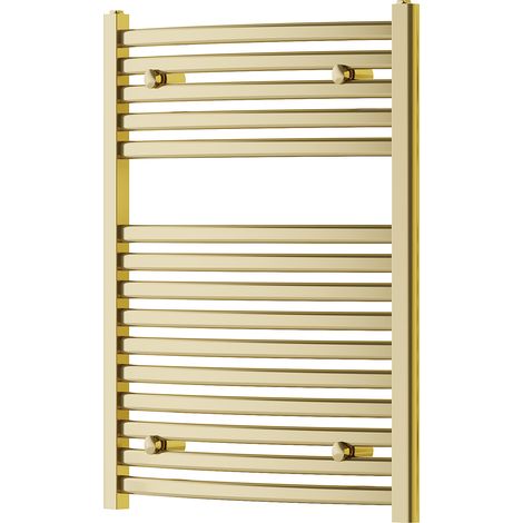 Mexen Helios radiatore da bagno 800 x 600 mm, 354 W, oro - W103-0800-600-00-50