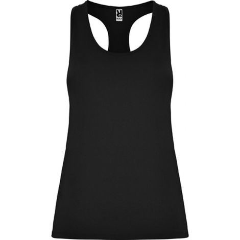Camiseta deportiva transpirable con espalda estilo nadadora AIDA ROLY L Negro