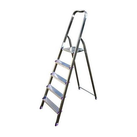 SCALA DOMESTICA IN ALLUMINIO TETI Misura: 3 gradini - H. al piano 0,66 m