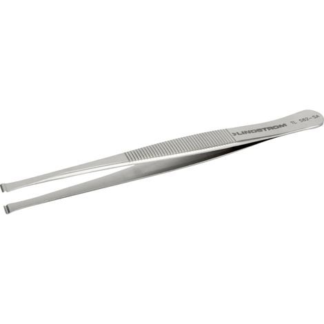 Lindström TL 582-SA Pince brucelle de montage 582 plate, large, courbée 115 mm C645332