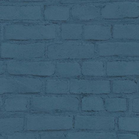 A.S. Creation Elements 374144 Vliestapete Steinoptik 0.53 m x 10.05 m Blau (1/5)