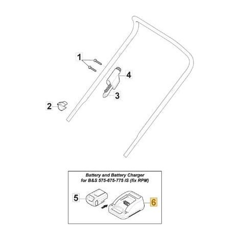 CARICA BATTERIA LI-ION B&S IS (UK)593576 ORIGINALE STIGA - 118204137/0