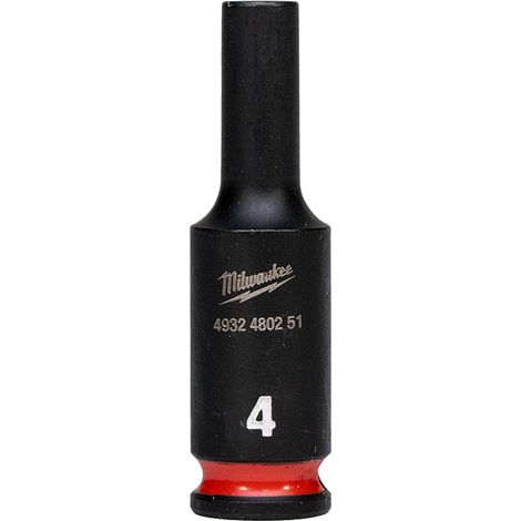 Chiave a bussola Milwaukee shockwave acciaio cromo molibdeno 9,6 cm (1/2)